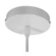 GloboStar® PIROZZI 01277 Μοντέρνο Κρεμαστό Φωτιστικό Οροφής Μονόφωτο Ασημί Μεταλλικό Καμπάνα Φ27 x Y20cm GloboStar® PIROZZI 01277 Μοντέρνο Κρεμαστό Φωτιστικό Οροφής Μονόφωτο Ασημί Μεταλλικό Καμπάνα Φ27 x Y20cm