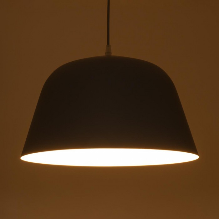 GloboStar® WESTVALE 01282 Μοντέρνο Κρεμαστό Φωτιστικό Οροφής Μονόφωτο 1 x E27 Γκρί Μεταλλικό Καμπάνα Φ40 x Y24cm GloboStar® WESTVALE 01282 Μοντέρνο Κρεμαστό Φωτιστικό Οροφής Μονόφωτο 1 x E27 Γκρί Μεταλλικό Καμπάνα Φ40 x Y24cm