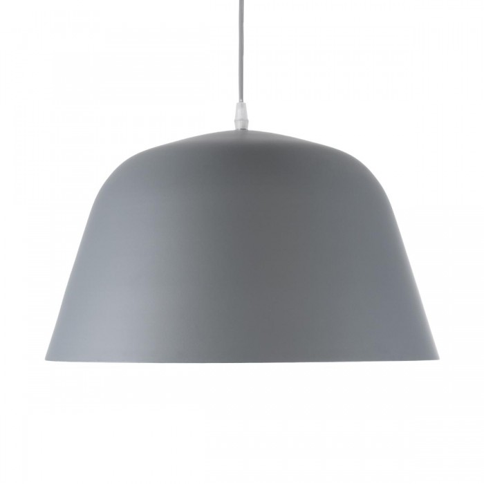 GloboStar® WESTVALE 01282 Μοντέρνο Κρεμαστό Φωτιστικό Οροφής Μονόφωτο 1 x E27 Γκρί Μεταλλικό Καμπάνα Φ40 x Y24cm GloboStar® WESTVALE 01282 Μοντέρνο Κρεμαστό Φωτιστικό Οροφής Μονόφωτο 1 x E27 Γκρί Μεταλλικό Καμπάνα Φ40 x Y24cm