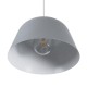 GloboStar® WESTVALE 01282 Μοντέρνο Κρεμαστό Φωτιστικό Οροφής Μονόφωτο 1 x E27 Γκρί Μεταλλικό Καμπάνα Φ40 x Y24cm GloboStar® WESTVALE 01282 Μοντέρνο Κρεμαστό Φωτιστικό Οροφής Μονόφωτο 1 x E27 Γκρί Μεταλλικό Καμπάνα Φ40 x Y24cm