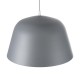 GloboStar® WESTVALE 01282 Μοντέρνο Κρεμαστό Φωτιστικό Οροφής Μονόφωτο 1 x E27 Γκρί Μεταλλικό Καμπάνα Φ40 x Y24cm GloboStar® WESTVALE 01282 Μοντέρνο Κρεμαστό Φωτιστικό Οροφής Μονόφωτο 1 x E27 Γκρί Μεταλλικό Καμπάνα Φ40 x Y24cm
