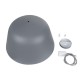 GloboStar® WESTVALE 01282 Μοντέρνο Κρεμαστό Φωτιστικό Οροφής Μονόφωτο 1 x E27 Γκρί Μεταλλικό Καμπάνα Φ40 x Y24cm GloboStar® WESTVALE 01282 Μοντέρνο Κρεμαστό Φωτιστικό Οροφής Μονόφωτο 1 x E27 Γκρί Μεταλλικό Καμπάνα Φ40 x Y24cm