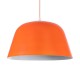 GloboStar® NORTHVALE 01283 Μοντέρνο Κρεμαστό Φωτιστικό Οροφής Μονόφωτο 1 x E27 Πορτοκαλί Μεταλλικό Καμπάνα Φ40 x Y24cm GloboStar® NORTHVALE 01283 Μοντέρνο Κρεμαστό Φωτιστικό Οροφής Μονόφωτο 1 x E27 Πορτοκαλί Μεταλλικό Καμπάνα Φ40 x Y24cm