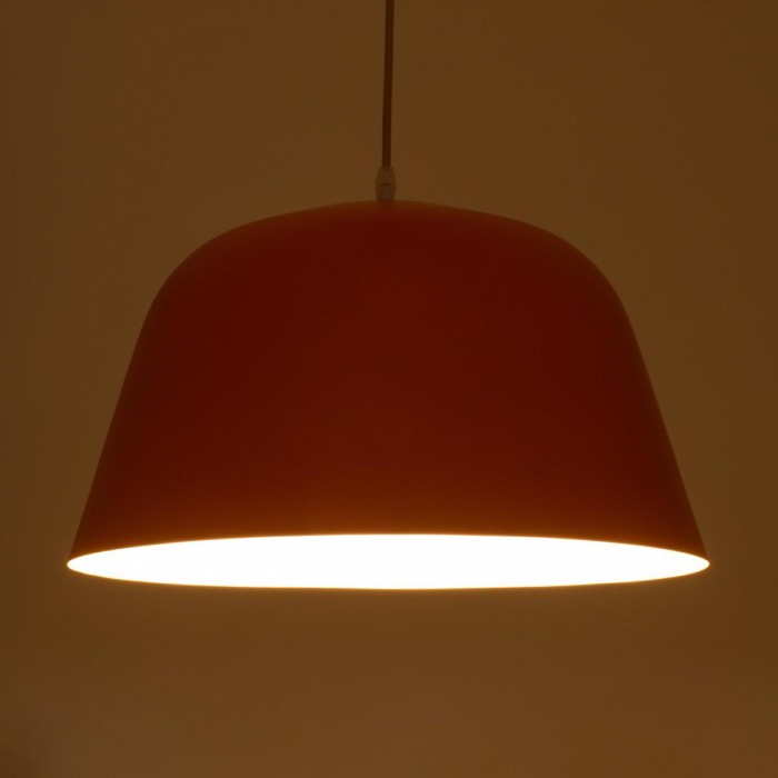 GloboStar® NORTHVALE 01283 Μοντέρνο Κρεμαστό Φωτιστικό Οροφής Μονόφωτο 1 x E27 Πορτοκαλί Μεταλλικό Καμπάνα Φ40 x Y24cm GloboStar® NORTHVALE 01283 Μοντέρνο Κρεμαστό Φωτιστικό Οροφής Μονόφωτο 1 x E27 Πορτοκαλί Μεταλλικό Καμπάνα Φ40 x Y24cm