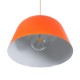 GloboStar® NORTHVALE 01283 Μοντέρνο Κρεμαστό Φωτιστικό Οροφής Μονόφωτο 1 x E27 Πορτοκαλί Μεταλλικό Καμπάνα Φ40 x Y24cm GloboStar® NORTHVALE 01283 Μοντέρνο Κρεμαστό Φωτιστικό Οροφής Μονόφωτο 1 x E27 Πορτοκαλί Μεταλλικό Καμπάνα Φ40 x Y24cm