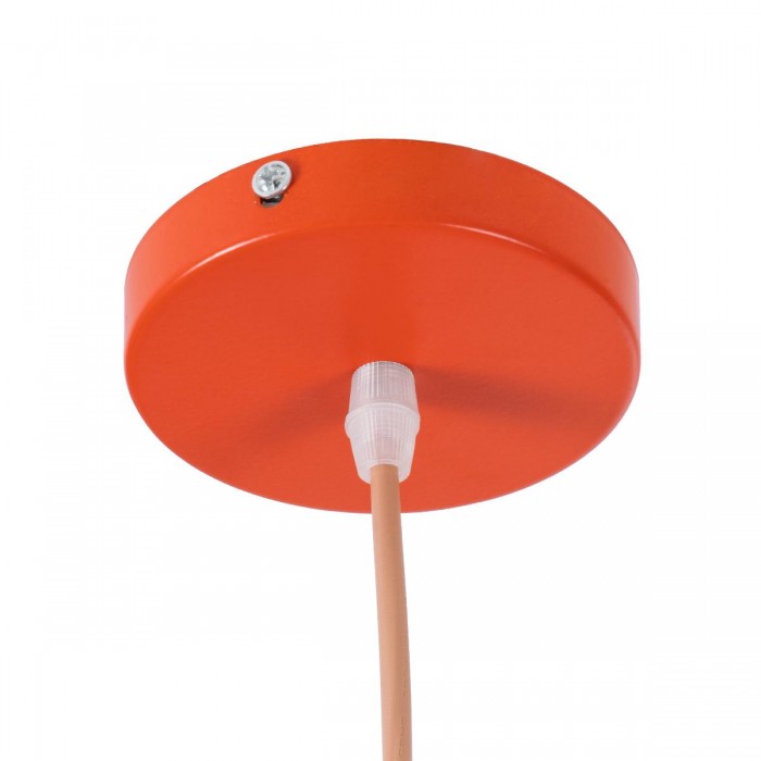 GloboStar® NORTHVALE 01283 Μοντέρνο Κρεμαστό Φωτιστικό Οροφής Μονόφωτο 1 x E27 Πορτοκαλί Μεταλλικό Καμπάνα Φ40 x Y24cm GloboStar® NORTHVALE 01283 Μοντέρνο Κρεμαστό Φωτιστικό Οροφής Μονόφωτο 1 x E27 Πορτοκαλί Μεταλλικό Καμπάνα Φ40 x Y24cm