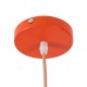 GloboStar® NORTHVALE 01283 Μοντέρνο Κρεμαστό Φωτιστικό Οροφής Μονόφωτο 1 x E27 Πορτοκαλί Μεταλλικό Καμπάνα Φ40 x Y24cm GloboStar® NORTHVALE 01283 Μοντέρνο Κρεμαστό Φωτιστικό Οροφής Μονόφωτο 1 x E27 Πορτοκαλί Μεταλλικό Καμπάνα Φ40 x Y24cm