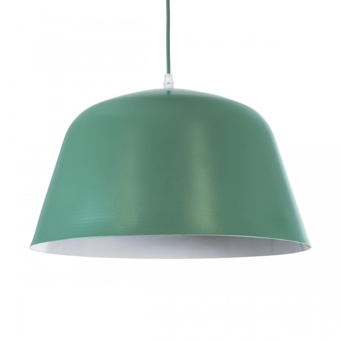 GloboStar® UPVALE 01285 Μοντέρνο Κρεμαστό Φωτιστικό Οροφής Μονόφωτο 1 x E27 Γκρι Πράσινο Μεταλλικό Καμπάνα Φ40 x Y24cm GloboStar® UPVALE 01285 Μοντέρνο Κρεμαστό Φωτιστικό Οροφής Μονόφωτο 1 x E27 Γκρι Πράσινο Μεταλλικό Καμπάνα Φ40 x Y24cm