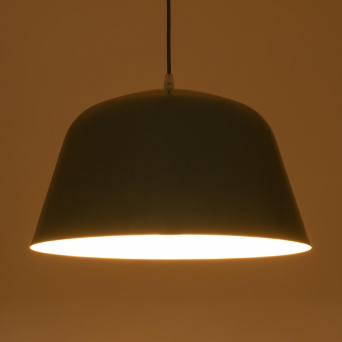GloboStar® UPVALE 01285 Μοντέρνο Κρεμαστό Φωτιστικό Οροφής Μονόφωτο 1 x E27 Γκρι Πράσινο Μεταλλικό Καμπάνα Φ40 x Y24cm GloboStar® UPVALE 01285 Μοντέρνο Κρεμαστό Φωτιστικό Οροφής Μονόφωτο 1 x E27 Γκρι Πράσινο Μεταλλικό Καμπάνα Φ40 x Y24cm