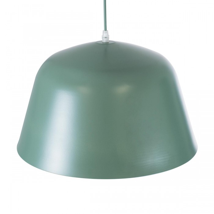 GloboStar® UPVALE 01285 Μοντέρνο Κρεμαστό Φωτιστικό Οροφής Μονόφωτο 1 x E27 Γκρι Πράσινο Μεταλλικό Καμπάνα Φ40 x Y24cm GloboStar® UPVALE 01285 Μοντέρνο Κρεμαστό Φωτιστικό Οροφής Μονόφωτο 1 x E27 Γκρι Πράσινο Μεταλλικό Καμπάνα Φ40 x Y24cm