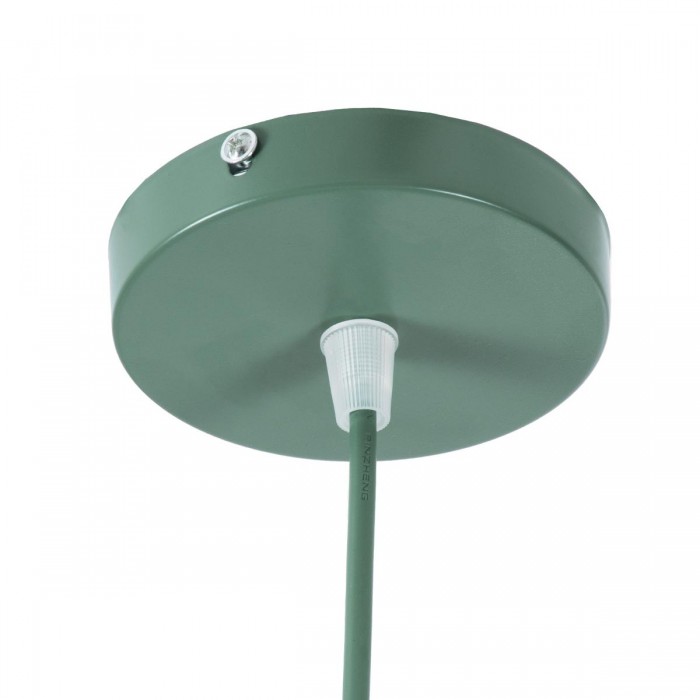 GloboStar® UPVALE 01285 Μοντέρνο Κρεμαστό Φωτιστικό Οροφής Μονόφωτο 1 x E27 Γκρι Πράσινο Μεταλλικό Καμπάνα Φ40 x Y24cm GloboStar® UPVALE 01285 Μοντέρνο Κρεμαστό Φωτιστικό Οροφής Μονόφωτο 1 x E27 Γκρι Πράσινο Μεταλλικό Καμπάνα Φ40 x Y24cm