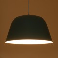 GloboStar® DOWNVALE 01286 Μοντέρνο Κρεμαστό Φωτιστικό Οροφής Μονόφωτο 1 x E27 Μπλε Μεταλλικό Καμπάνα Φ40 x Y24cm