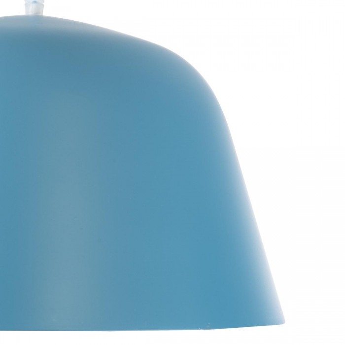 GloboStar® DOWNVALE 01286 Μοντέρνο Κρεμαστό Φωτιστικό Οροφής Μονόφωτο 1 x E27 Μπλε Μεταλλικό Καμπάνα Φ40 x Y24cm GloboStar® DOWNVALE 01286 Μοντέρνο Κρεμαστό Φωτιστικό Οροφής Μονόφωτο 1 x E27 Μπλε Μεταλλικό Καμπάνα Φ40 x Y24cm
