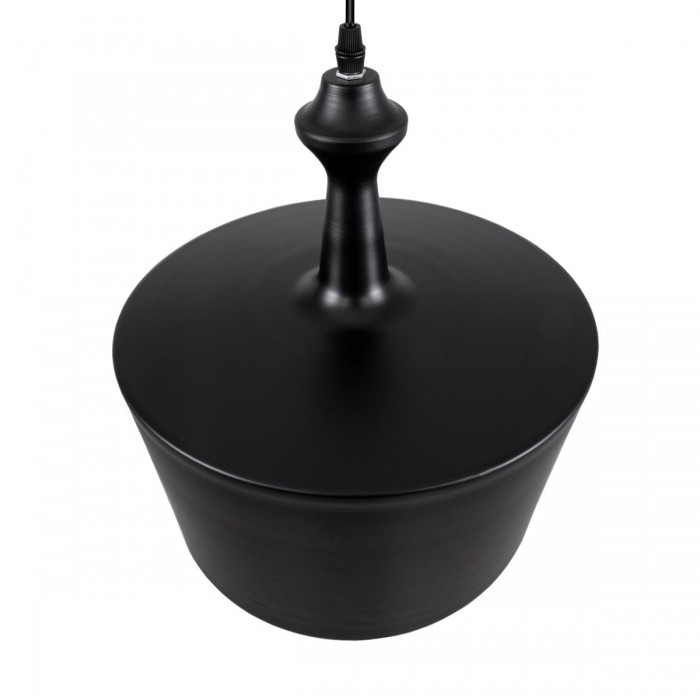 GloboStar® ROCKFORD 01287-A Μοντέρνο Κρεμαστό Φωτιστικό Οροφής Μονόφωτο 1 x E27 Μαύρο Μεταλλικό Καμπάνα Φ30 x Υ30cm GloboStar® ROCKFORD 01287-A Μοντέρνο Κρεμαστό Φωτιστικό Οροφής Μονόφωτο 1 x E27 Μαύρο Μεταλλικό Καμπάνα Φ30 x Υ30cm