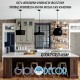 GloboStar® ROCKFORD 01287 SET 3 Μοντέρνα Κρεμαστά Φωτιστικά Οροφής Τρίφωτο 3 x E27 Μαύρα Μεταλλικά Καμπάνα GloboStar® ROCKFORD 01287 SET 3 Μοντέρνα Κρεμαστά Φωτιστικά Οροφής Τρίφωτο 3 x E27 Μαύρα Μεταλλικά Καμπάνα