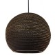 GloboStar® CRETE 01289 Vintage Κρεμαστό Φωτιστικό Οροφής Μονόφωτο 3D από Επεξεργασμένο Σκληρό Καφέ Χαρτόνι Καμπάνα Φ40 x Y34cm GloboStar® CRETE 01289 Vintage Κρεμαστό Φωτιστικό Οροφής Μονόφωτο 3D από Επεξεργασμένο Σκληρό Καφέ Χαρτόνι Καμπάνα Φ40 x Y34cm