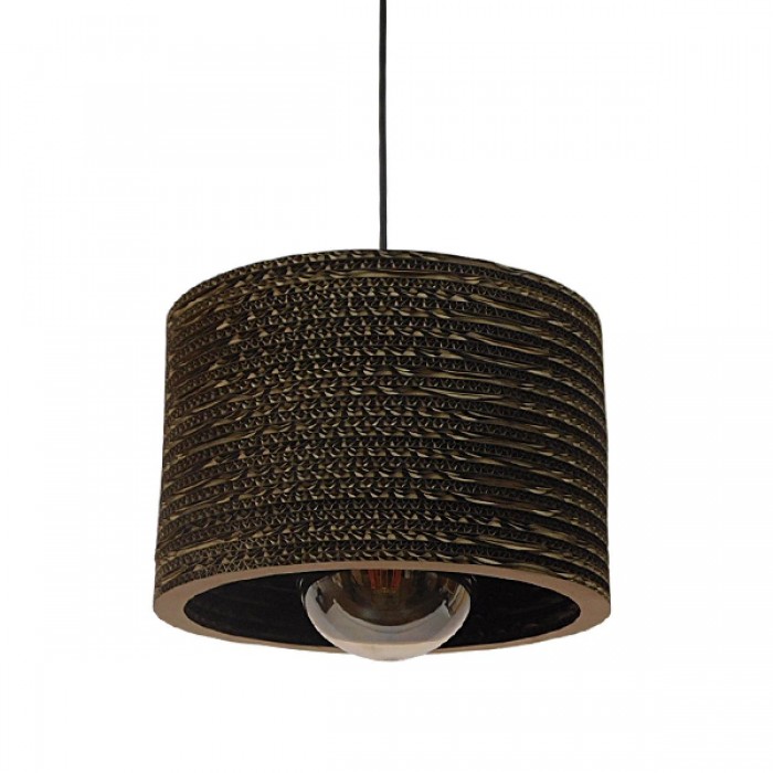 GloboStar® PAROS 01290 Vintage Κρεμαστό Φωτιστικό Οροφής Μονόφωτο 3D από Επεξεργασμένο Σκληρό Καφέ Χαρτόνι Καμπάνα Φ30 x Y20cm GloboStar® PAROS 01290 Vintage Κρεμαστό Φωτιστικό Οροφής Μονόφωτο 3D από Επεξεργασμένο Σκληρό Καφέ Χαρτόνι Καμπάνα Φ30 x Y20cm