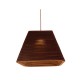 GloboStar® CORFU 01295 Vintage Κρεμαστό Φωτιστικό Οροφής Μονόφωτο 3D από Επεξεργασμένο Σκληρό Καφέ Χαρτόνι Καμπάνα Φ38 x Y31cm GloboStar® CORFU 01295 Vintage Κρεμαστό Φωτιστικό Οροφής Μονόφωτο 3D από Επεξεργασμένο Σκληρό Καφέ Χαρτόνι Καμπάνα Φ38 x Y31cm