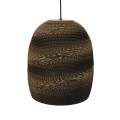 GloboStar® SKIATHOS 01296 Vintage Κρεμαστό Φωτιστικό Οροφής Μονόφωτο 3D από Επεξεργασμένο Σκληρό Καφέ Χαρτόνι Καμπάνα Φ35 x Y40cm GloboStar® SKIATHOS 01296 Vintage Κρεμαστό Φωτιστικό Οροφής Μονόφωτο 3D από Επεξεργασμένο Σκληρό Καφέ Χαρτόνι Καμπάνα Φ35 x Y40cm