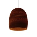 GloboStar® SKIATHOS 01296 Vintage Κρεμαστό Φωτιστικό Οροφής Μονόφωτο 3D από Επεξεργασμένο Σκληρό Καφέ Χαρτόνι Καμπάνα Φ35 x Y40cm GloboStar® SKIATHOS 01296 Vintage Κρεμαστό Φωτιστικό Οροφής Μονόφωτο 3D από Επεξεργασμένο Σκληρό Καφέ Χαρτόνι Καμπάνα Φ35 x Y40cm