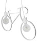 GloboStar® BIKE WHITE 01300 Vintage Κρεμαστό Φωτιστικό Οροφής Δίφωτο 2 x E27 Λευκό Μεταλλικό Μ67 x Π1.5 x Υ41cm GloboStar® BIKE WHITE 01300 Vintage Κρεμαστό Φωτιστικό Οροφής Δίφωτο 2 x E27 Λευκό Μεταλλικό Μ67 x Π1.5 x Υ41cm