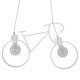 GloboStar® BIKE WHITE 01300 Vintage Κρεμαστό Φωτιστικό Οροφής Δίφωτο 2 x E27 Λευκό Μεταλλικό Μ67 x Π1.5 x Υ41cm GloboStar® BIKE WHITE 01300 Vintage Κρεμαστό Φωτιστικό Οροφής Δίφωτο 2 x E27 Λευκό Μεταλλικό Μ67 x Π1.5 x Υ41cm