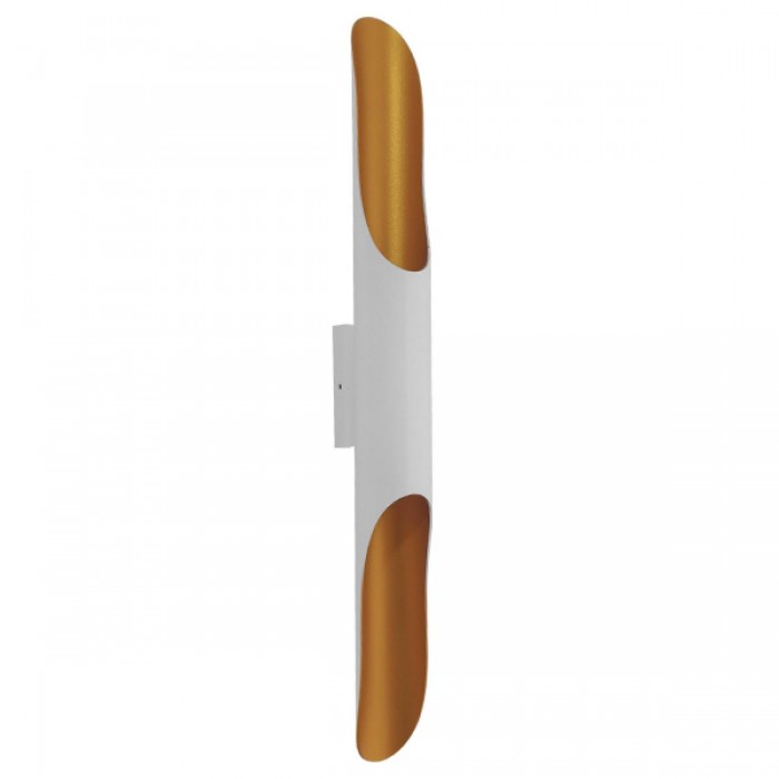 GloboStar® DIVINA 01303 Μοντέρνο Φωτιστικό Τοίχου Απλίκα Δίφωτο Λευκό Χρυσό Μεταλλικό Φ5.5 x Π8 x Υ60cm GloboStar® DIVINA 01303 Μοντέρνο Φωτιστικό Τοίχου Απλίκα Δίφωτο Λευκό Χρυσό Μεταλλικό Φ5.5 x Π8 x Υ60cm