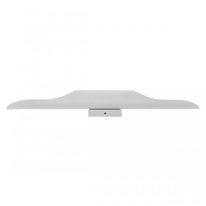 GloboStar® DIVINA 01303 Μοντέρνο Φωτιστικό Τοίχου Απλίκα Δίφωτο Λευκό Χρυσό  Μεταλλικό Φ5.5 x Π8 x Υ60cm