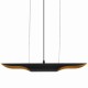 GloboStar® ESTERINA 01304 Μοντέρνο Κρεμαστό Φωτιστικό Οροφής Δίφωτο 2 x E27 Μαύρο - Χρυσό Μεταλλικό Μ60 x Π6 x Υ6cm GloboStar® ESTERINA 01304 Μοντέρνο Κρεμαστό Φωτιστικό Οροφής Δίφωτο 2 x E27 Μαύρο - Χρυσό Μεταλλικό Μ60 x Π6 x Υ6cm