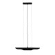 GloboStar® ESTERINA 01304 Μοντέρνο Κρεμαστό Φωτιστικό Οροφής Δίφωτο 2 x E27 Μαύρο - Χρυσό Μεταλλικό Μ60 x Π6 x Υ6cm GloboStar® ESTERINA 01304 Μοντέρνο Κρεμαστό Φωτιστικό Οροφής Δίφωτο 2 x E27 Μαύρο - Χρυσό Μεταλλικό Μ60 x Π6 x Υ6cm