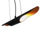 GloboStar® ESTERINA 01304 Μοντέρνο Κρεμαστό Φωτιστικό Οροφής Δίφωτο 2 x E27 Μαύρο - Χρυσό Μεταλλικό Μ60 x Π6 x Υ6cm GloboStar® ESTERINA 01304 Μοντέρνο Κρεμαστό Φωτιστικό Οροφής Δίφωτο 2 x E27 Μαύρο - Χρυσό Μεταλλικό Μ60 x Π6 x Υ6cm