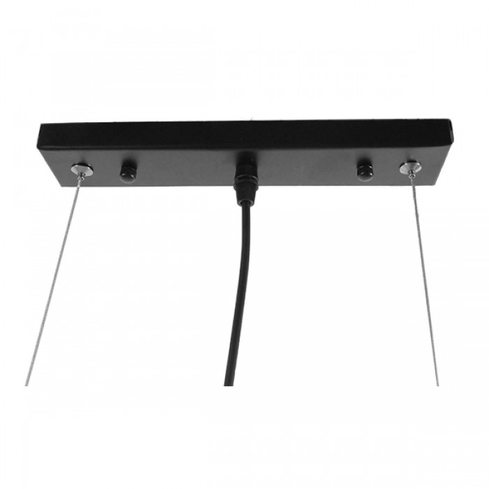 GloboStar® ESTERINA 01304 Μοντέρνο Κρεμαστό Φωτιστικό Οροφής Δίφωτο 2 x E27 Μαύρο - Χρυσό Μεταλλικό Μ60 x Π6 x Υ6cm GloboStar® ESTERINA 01304 Μοντέρνο Κρεμαστό Φωτιστικό Οροφής Δίφωτο 2 x E27 Μαύρο - Χρυσό Μεταλλικό Μ60 x Π6 x Υ6cm