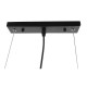 GloboStar® ESTERINA 01304 Μοντέρνο Κρεμαστό Φωτιστικό Οροφής Δίφωτο 2 x E27 Μαύρο - Χρυσό Μεταλλικό Μ60 x Π6 x Υ6cm GloboStar® ESTERINA 01304 Μοντέρνο Κρεμαστό Φωτιστικό Οροφής Δίφωτο 2 x E27 Μαύρο - Χρυσό Μεταλλικό Μ60 x Π6 x Υ6cm