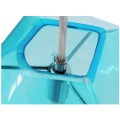 GloboStar® RINA 01306 Μοντέρνο Κρεμαστό Φωτιστικό Οροφής Μονόφωτο 1 x E27 Γυάλινο Γαλάζιο Διάφανο Μ20 x Π22 x Υ25cm GloboStar® RINA 01306 Μοντέρνο Κρεμαστό Φωτιστικό Οροφής Μονόφωτο 1 x E27 Γυάλινο Γαλάζιο Διάφανο Μ20 x Π22 x Υ25cm