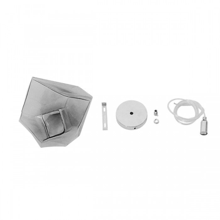 GloboStar® RINA 01307 Μοντέρνο Κρεμαστό Φωτιστικό Οροφής Μονόφωτο 1 x G9 Γυάλινο Γκρι Διάφανο Μ14 x Π17 x Υ17cm GloboStar® RINA 01307 Μοντέρνο Κρεμαστό Φωτιστικό Οροφής Μονόφωτο 1 x G9 Γυάλινο Γκρι Διάφανο Μ14 x Π17 x Υ17cm