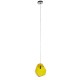 GloboStar® RINA 01308 Μοντέρνο Κρεμαστό Φωτιστικό Οροφής Μονόφωτο 1 x G9 Γυάλινο Κίτρινο Διάφανο Μ20 x Π19 x Υ20cm GloboStar® RINA 01308 Μοντέρνο Κρεμαστό Φωτιστικό Οροφής Μονόφωτο 1 x G9 Γυάλινο Κίτρινο Διάφανο Μ20 x Π19 x Υ20cm