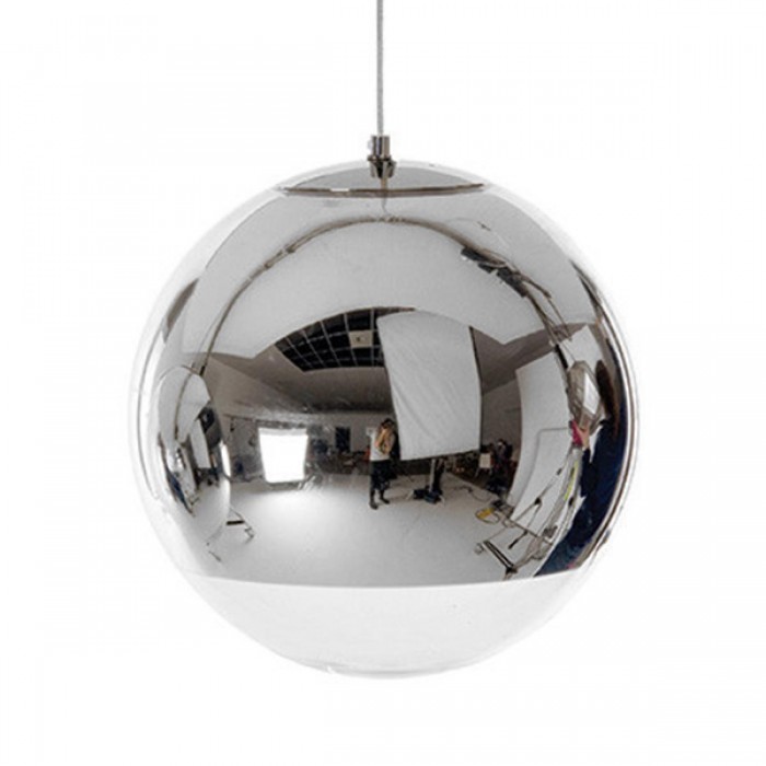 GloboStar® MIRAGE 01311 Μοντέρνο Κρεμαστό Φωτιστικό Οροφής Μονόφωτο 1 x E27 Γυάλινο Νίκελ Φ15 x Υ13cm GloboStar® MIRAGE 01311 Μοντέρνο Κρεμαστό Φωτιστικό Οροφής Μονόφωτο 1 x E27 Γυάλινο Νίκελ Φ15 x Υ13cm