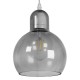 GloboStar® BOSSANOVA 01313 Μοντέρνο Κρεμαστό Φωτιστικό Οροφής Μονόφωτο 1 x E27 Γυάλινο Γκρι Διάφανο Φ18 x Υ23cm GloboStar® BOSSANOVA 01313 Μοντέρνο Κρεμαστό Φωτιστικό Οροφής Μονόφωτο 1 x E27 Γυάλινο Γκρι Διάφανο Φ18 x Υ23cm