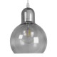GloboStar® BOSSANOVA 01313 Μοντέρνο Κρεμαστό Φωτιστικό Οροφής Μονόφωτο 1 x E27 Γυάλινο Γκρι Διάφανο Φ18 x Υ23cm GloboStar® BOSSANOVA 01313 Μοντέρνο Κρεμαστό Φωτιστικό Οροφής Μονόφωτο 1 x E27 Γυάλινο Γκρι Διάφανο Φ18 x Υ23cm