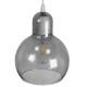 GloboStar® BOSSANOVA 01313 Μοντέρνο Κρεμαστό Φωτιστικό Οροφής Μονόφωτο 1 x E27 Γυάλινο Γκρι Διάφανο Φ18 x Υ23cm GloboStar® BOSSANOVA 01313 Μοντέρνο Κρεμαστό Φωτιστικό Οροφής Μονόφωτο 1 x E27 Γυάλινο Γκρι Διάφανο Φ18 x Υ23cm