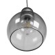 GloboStar® BOSSANOVA 01313 Μοντέρνο Κρεμαστό Φωτιστικό Οροφής Μονόφωτο 1 x E27 Γυάλινο Γκρι Διάφανο Φ18 x Υ23cm GloboStar® BOSSANOVA 01313 Μοντέρνο Κρεμαστό Φωτιστικό Οροφής Μονόφωτο 1 x E27 Γυάλινο Γκρι Διάφανο Φ18 x Υ23cm