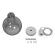 GloboStar® BOSSANOVA 01313 Μοντέρνο Κρεμαστό Φωτιστικό Οροφής Μονόφωτο 1 x E27 Γυάλινο Γκρι Διάφανο Φ18 x Υ23cm GloboStar® BOSSANOVA 01313 Μοντέρνο Κρεμαστό Φωτιστικό Οροφής Μονόφωτο 1 x E27 Γυάλινο Γκρι Διάφανο Φ18 x Υ23cm