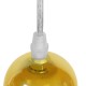 GloboStar® LUNATICA 01315 Μοντέρνο Κρεμαστό Φωτιστικό Οροφής Μονόφωτο 1 x E27 Γυάλινο Μελί Διάφανο Φ18 x Υ23cm GloboStar® LUNATICA 01315 Μοντέρνο Κρεμαστό Φωτιστικό Οροφής Μονόφωτο 1 x E27 Γυάλινο Μελί Διάφανο Φ18 x Υ23cm