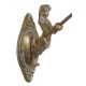 GloboStar® MERMAID 01317 Vintage Industrial Φωτιστικό Τοίχου Απλίκα Μονόφωτο Mπρούτζινο Μεταλλικό με Λευκό Ματ Γυαλί Φ12 x Μ28 x Π12.5 x Υ27cm GloboStar® MERMAID 01317 Vintage Industrial Φωτιστικό Τοίχου Απλίκα Μονόφωτο Mπρούτζινο Μεταλλικό με Λευκό Ματ Γυαλί Φ12 x Μ28 x Π12.5 x Υ27cm
