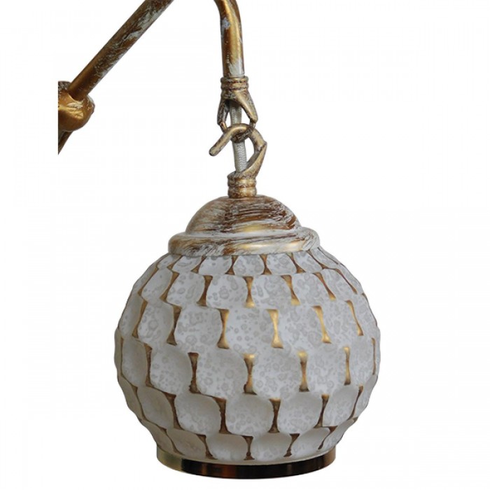 GloboStar® MERMAID 01317 Vintage Industrial Φωτιστικό Τοίχου Απλίκα Μονόφωτο Mπρούτζινο Μεταλλικό με Λευκό Ματ Γυαλί Φ12 x Μ28 x Π12.5 x Υ27cm GloboStar® MERMAID 01317 Vintage Industrial Φωτιστικό Τοίχου Απλίκα Μονόφωτο Mπρούτζινο Μεταλλικό με Λευκό Ματ Γυαλί Φ12 x Μ28 x Π12.5 x Υ27cm