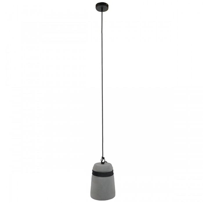 GloboStar® TRIBECA 01320 Μοντέρνο Industrial Κρεμαστό Φωτιστικό Οροφής Μονόφωτο Γκρι Τσιμέντο Καμπάνα Φ18 x Y26cm GloboStar® TRIBECA 01320 Μοντέρνο Industrial Κρεμαστό Φωτιστικό Οροφής Μονόφωτο Γκρι Τσιμέντο Καμπάνα Φ18 x Y26cm