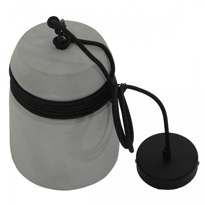 GloboStar® TRIBECA 01320 Μοντέρνο Industrial Κρεμαστό Φωτιστικό Οροφής Μονόφωτο Γκρι Τσιμέντο Καμπάνα Φ18 x Y26cm GloboStar® TRIBECA 01320 Μοντέρνο Industrial Κρεμαστό Φωτιστικό Οροφής Μονόφωτο Γκρι Τσιμέντο Καμπάνα Φ18 x Y26cm