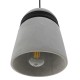 GloboStar® TRIBECA 01320 Μοντέρνο Industrial Κρεμαστό Φωτιστικό Οροφής Μονόφωτο Γκρι Τσιμέντο Καμπάνα Φ18 x Y26cm GloboStar® TRIBECA 01320 Μοντέρνο Industrial Κρεμαστό Φωτιστικό Οροφής Μονόφωτο Γκρι Τσιμέντο Καμπάνα Φ18 x Y26cm