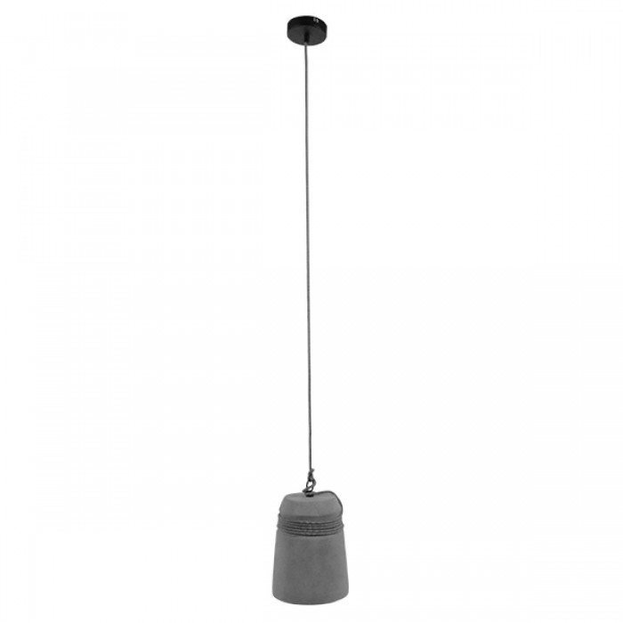 GloboStar® FELINI 01321 Μοντέρνο Industrial Κρεμαστό Φωτιστικό Οροφής Μονόφωτο Γκρι Τσιμέντο Καμπάνα Φ18 x Y26cm GloboStar® FELINI 01321 Μοντέρνο Industrial Κρεμαστό Φωτιστικό Οροφής Μονόφωτο Γκρι Τσιμέντο Καμπάνα Φ18 x Y26cm