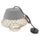 GloboStar® DURANT 01324 Μοντέρνο Industrial Κρεμαστό Φωτιστικό Οροφής Μονόφωτο Γκρι Μπεζ Τσιμέντο Πλέγμα Φ32 x Y20cm GloboStar® DURANT 01324 Μοντέρνο Industrial Κρεμαστό Φωτιστικό Οροφής Μονόφωτο Γκρι Μπεζ Τσιμέντο Πλέγμα Φ32 x Y20cm